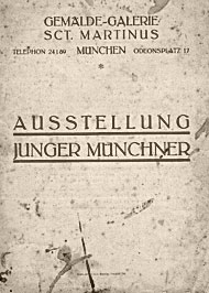 1921 - Ausstellung Junger Muenchner