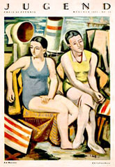 Monaco 1931 – La rivista Jugend mette in copertina il quadro di Hess “Am Wasser”.
